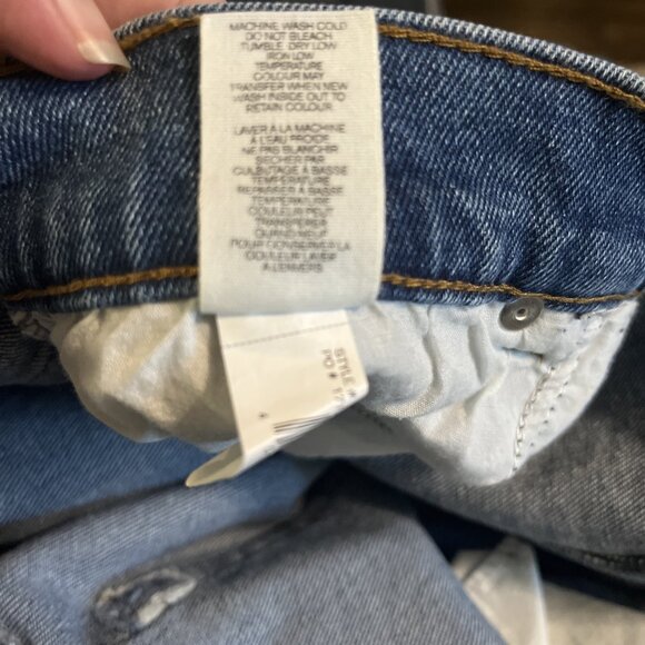 Warehouse One High Rise Vintage Straight 20+ R Distressed Jeans NWT - Picture 11 of 12